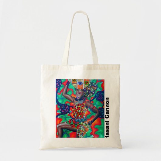 Hasani Cannon Collectie Canvas tas : Red Queen (Voorkant)