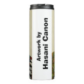 Hasani Cannon Collectie Thermal Tumbler : rechter Thermosbeker (Achterkant)