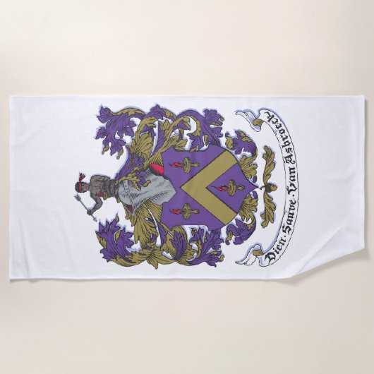 Hasbrouck Beach Towel Strandlaken (Voorkant)