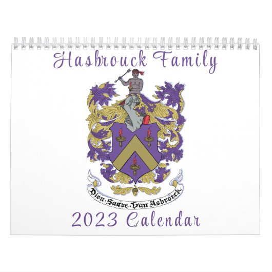 Hasbrouck Family Wall Agenda 2023 Kalender (Hoes)