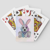 Häschen mit Tuch Pokerkaarten (Achterkant)