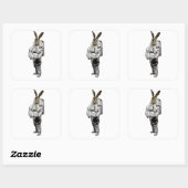 Hase Astronaut Sticker (Vel)
