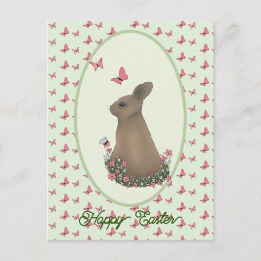 Hase auf der Wiese Postkarte Briefkaart (Voorkant)