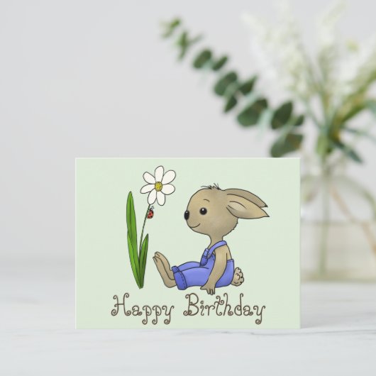 Hase und Blume Briefkaart (Staand voorkant)