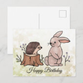 Hase und Igel Briefkaart (Voorkant / Achterkant)