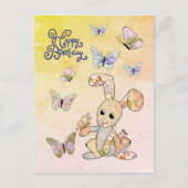 Hase und Schmetterlinge Briefkaart (Voorkant)