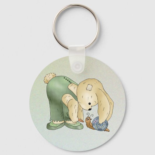 Hase und Schnecke Sleutelhanger (Voorkant)