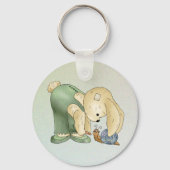 Hase und Schnecke Sleutelhanger (Achterkant)