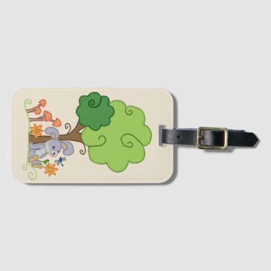 Hase unterm Baum Bagagelabel (Voorkant (horizontaal))