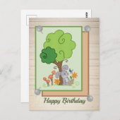 Hase unterm Baum Briefkaart (Voorkant / Achterkant)