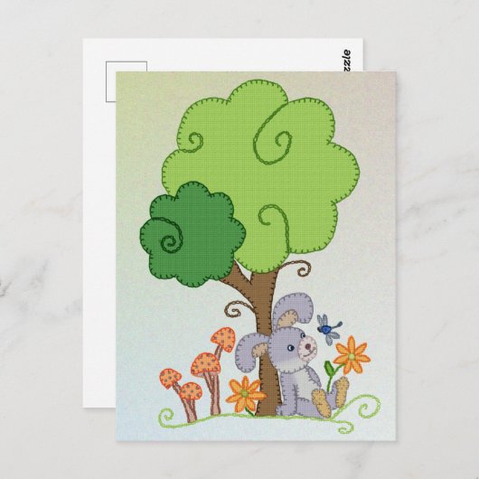 Hase unterm Baum Briefkaart (Voorkant / Achterkant)