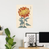 Hasegawa Chrysanthemum houtblok print # 121 (Thuiskantoor)