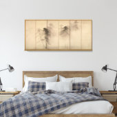 Hasegawa Tohaku Pine Trees 16e gras Japans Canvas Afdruk (Insitu (Slaapkamer))