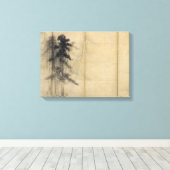 Hasegawa Tōhaku Pine Trees Canvas Afdruk (Insitu (Houten vloer))