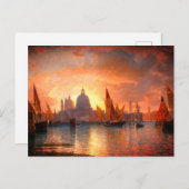 Haseltine's Santa Maria della Salute, Zonsondergan Briefkaart (Voorkant / Achterkant)