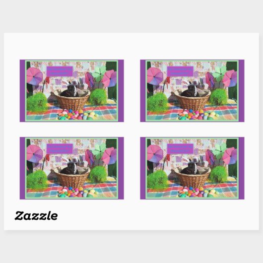 Hasenpfeffer? Rechthoekige Sticker (Vel)