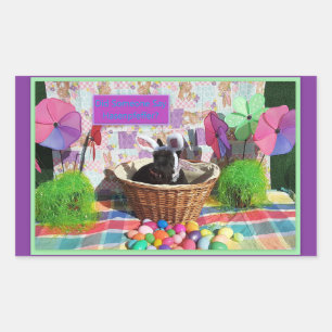 Hasenpfeffer? Rechthoekige Sticker