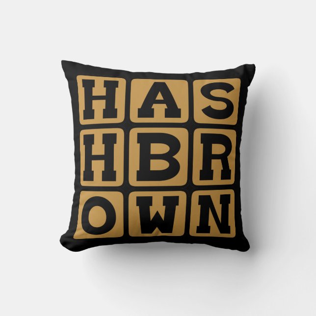 Hash Brown, Aardappelontbijtbehandeling Kussen (Voorkant)