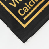 Hash Browns Nutrition Thanksgiving Food Facts Xmas Fleece Deken (Hoek)