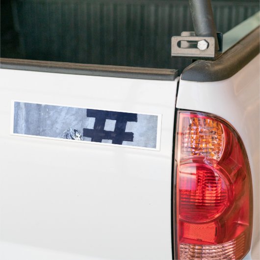 Hash label Graffiti Bumpersticker (Op Truck)