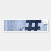 Hash label Graffiti Bumpersticker (Voorkant)