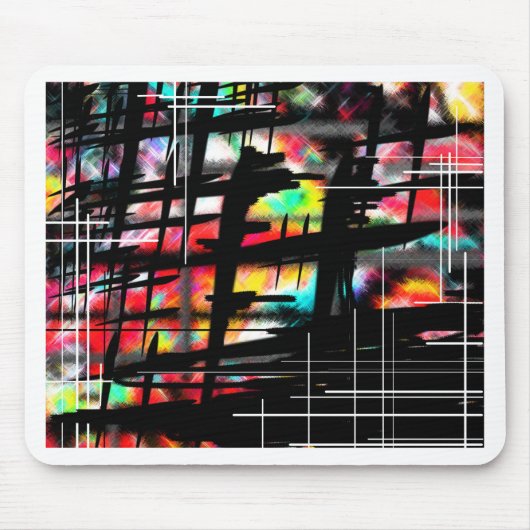 Hash-Label kunst van AOM Design Muismat (Voorkant)