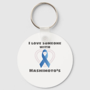 Hashimotos Awareness Love Iemand with Hashimoto's Sleutelhanger