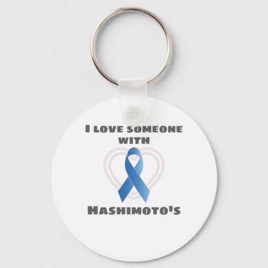 Hashimotos Awareness Love Iemand with Hashimoto's Sleutelhanger (Voorkant)