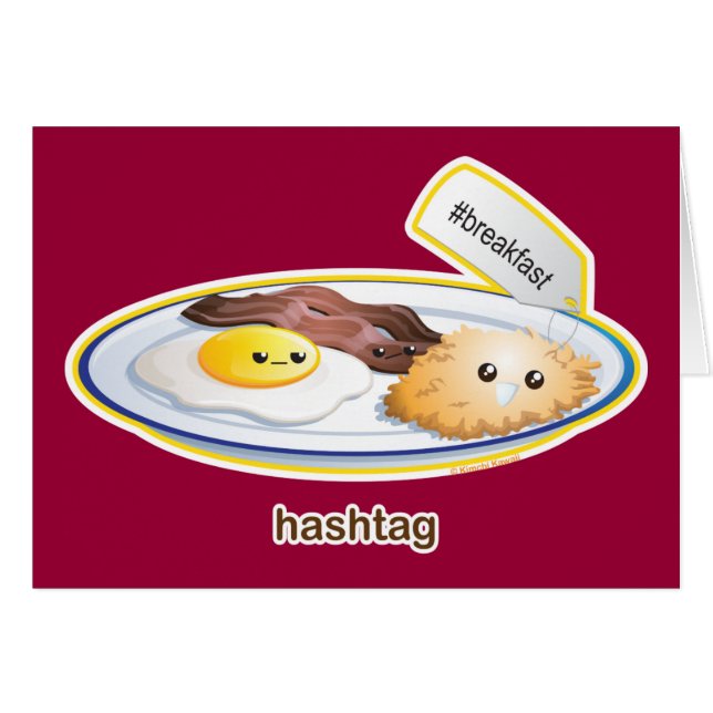 Hashtag (Voorkant Horizontaal)