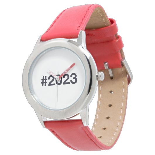 Hashtag 2023 horloge (Gekanteld)
