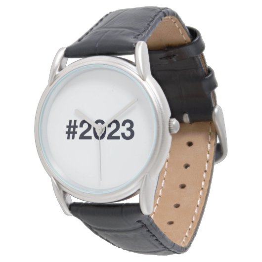 Hashtag 2023 horloge (Gekanteld)
