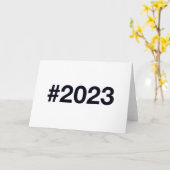 Hashtag 2023 kaart (Gele Bloem)