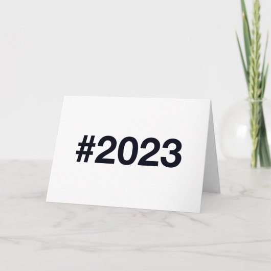 Hashtag 2023 kaart (Voorkant)