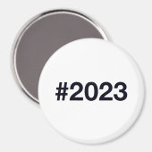 Hashtag 2023 magneet (Voorkant / Achterkant)