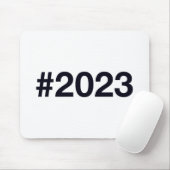 Hashtag 2023 muismat (Met muis)