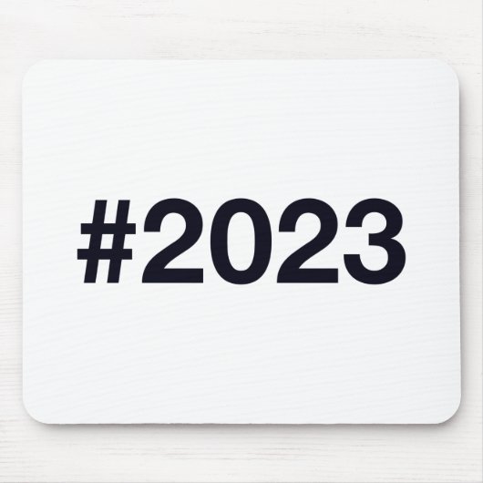 Hashtag 2023 muismat (Voorkant)