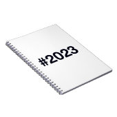 Hashtag 2023 notitieboek (Rechterzijde)