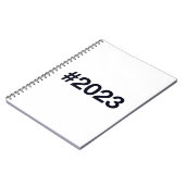 Hashtag 2023 notitieboek (Linkerzijde)