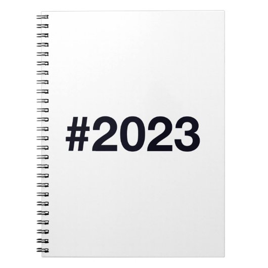 Hashtag 2023 notitieboek (Voorkant)