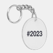 Hashtag 2023 sleutelhanger (Voorkant Links)