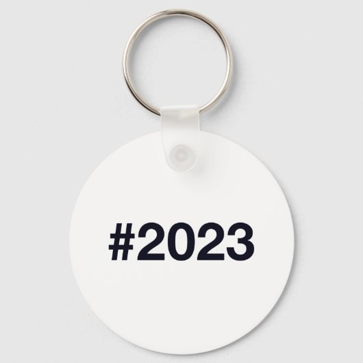 Hashtag 2023 sleutelhanger (Voorkant)