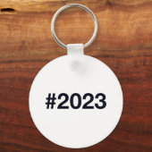Hashtag 2023 sleutelhanger (Voorkant)