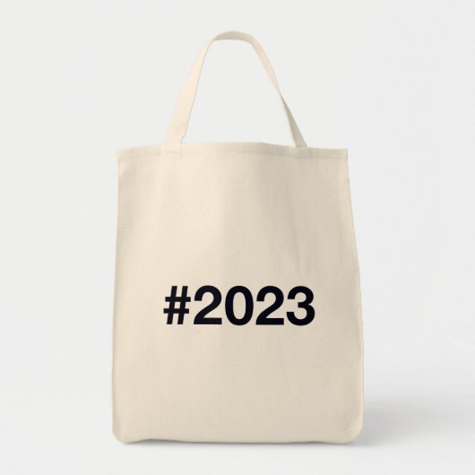 Hashtag 2023 tote bag (Voorkant)