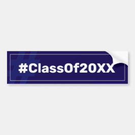 Hashtag afstuderen Class Bumpersticker