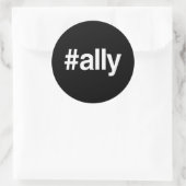 HASHTAG ALLY RONDE STICKER (Tas)