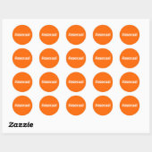 HASHTAG ASEKSUEEL RONDE STICKER (Vel)