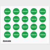 HASHTAG ASEKSUEEL RONDE STICKER (Vel)