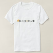 HASHTAG BLACK2BLACK T-shirt (Design voorkant)