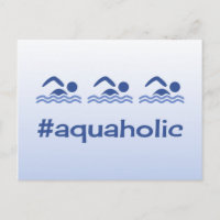 Hashtag blauwe zwemmers leuk aquaholic