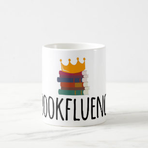 Hashtag Bookinfluencer Lezen Cartoon Koffiemok